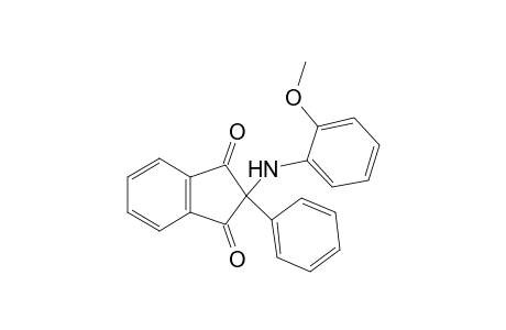 2-(2-Methoxyanilino)-2-phenyl-1H-indene-1,3(2H)-dione