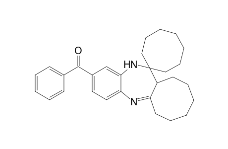 2,3-Cyclohexamethylene-3,4-dihydro-5H-7-benzoyl-1,5-benzodiazepine-4-spiro-1-cyclooctane