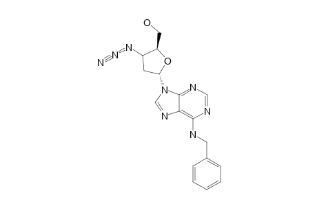 9-(3-AZIDO-2,3-DIDEOXY-ALPHA-D-ERYTHRO-PENTOFURANOSYL)-6-BENZYLAMINOPURINE