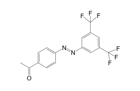 (E)-1-(4-Acetylphenyl)-2-(3,5-bis(trifluoromethyl)phenyl)diazene