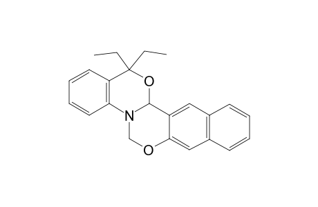 12Bh,14H-6,13-dioxa-4b-aza-benzo[b]chrysene, 14,14-diethyl-