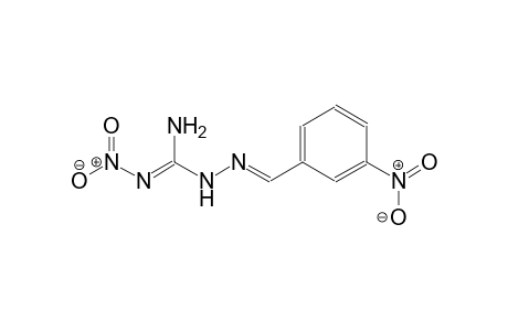 benzaldehyde, 3-nitro-, [(E)-amino(2,2-dioxido-2lambda~1~-diazanylidene)methyl]hydrazone
