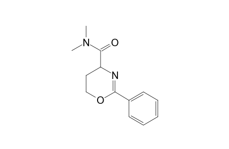 2-Phenyl-5,6-dihydro-4H-[1,3]oxazine-4-carboxylic acid dimethyl amide