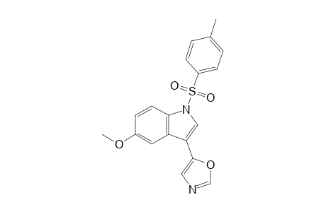 5-(5'-Methoxy-1'-tosyl-3'-indolyl)oxazole
