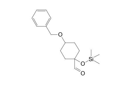 4-Benzoxy-1-trimethylsilyloxy-cyclohexanecarbaldehyde