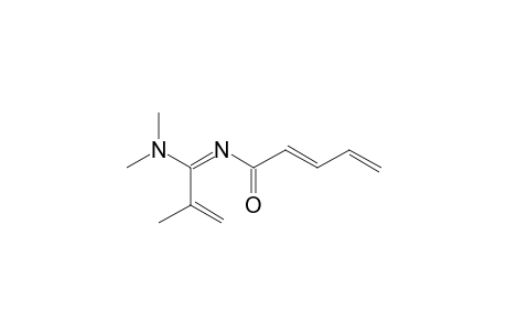 2,4-Pentadienamide, N-[1-(dimethylamino)-2-methyl-2-propenylidene]-, (?,E)-
