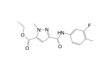 ethyl 3-[(3-fluoro-4-methylanilino)carbonyl]-1-methyl-1H-pyrazole-5-carboxylate