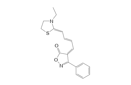 5(4H)-isoxazolone, 4-[4-(3-ethyl-2-thiazolidinylidene)-2-buten-1-ylidene]-3-phenyl-