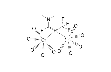 [1-(dimethylamino)-1,3,3,3-tetrafluoro-2-phospha-1-propene]bis(pentacarbonylchromium)