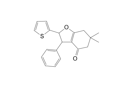3,5,6,7-Tetrahydro-6,6-dimethyl-3-phenyl-2-(2-thienyl)benzofuran-4(2H)-one