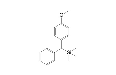 [(4-Methoxyphenyl)phenylmethyl]trimethylsilane