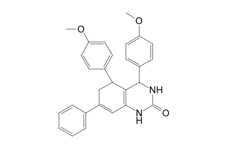 5,4-Bis(4-methoxyphenyl)-7-phenyl-3,4,5,6-tetrahydroquinazolin-2(1H)-one