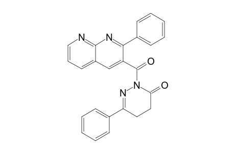 2-[oxo-(2-phenyl-1,8-naphthyridin-3-yl)methyl]-6-phenyl-4,5-dihydropyridazin-3-one