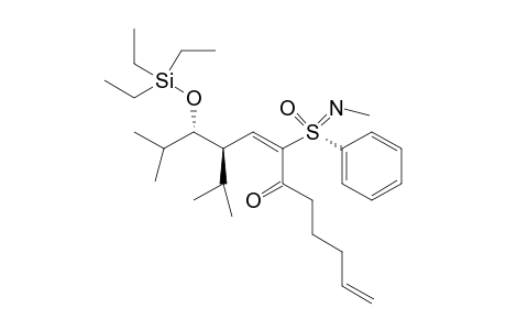 (9R,10S,E)-9-Isopropyl-11-methyl-7-[(S)-N-methyl-S-phenyl-sulfonimidoyl)]-10-(triethylsilyloxy)dodeca-1,7-dien-6-one