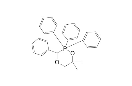 6,6-DIMETHYL-2,2,2,3-TETRAPHENYL-1,4-DIOXA-2-LAMBDA(5)-PHOSPHORINANE