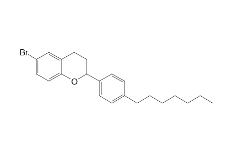 6-Bromanyl-2-(4-heptylphenyl)-3,4-dihydro-2H-chromene