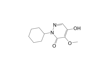 2-Cyclohexyl-5-hydroxy-4-methoxy-3(2H)-pyridazinone