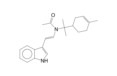 1H-Indole, 3-[2-(N-acetyl-N-2-(4-methylcyclohex-3-en-1-yl)isopropylamino)vinyl-