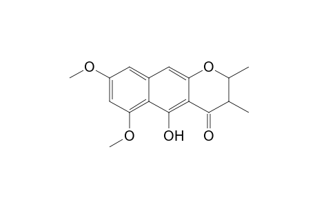 5-Hydroxy-6,8-dimethoxy-2,3-dimethyl-2,3-dihydronaphtho[2,3-b]pyran-4(4H)-one