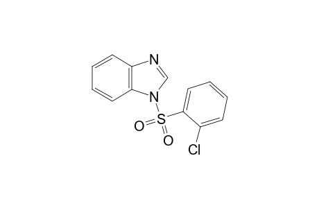 1-(2-chlorophenyl)sulfonylbenzimidazole