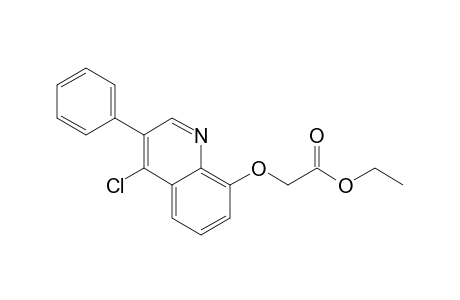 (4-Chloro-3-phenylquinolin-8-yloxy)acetic acid ethyl ester