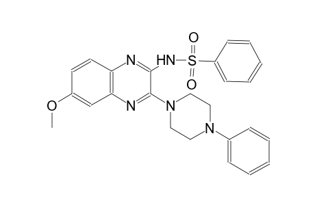 benzenesulfonamide, N-[6-methoxy-3-(4-phenyl-1-piperazinyl)-2-quinoxalinyl]-