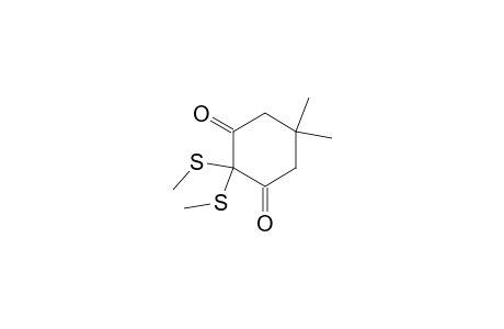 1,3-Cyclohexanedione, 5,5-dimethyl-2,2-bis(methylthio)-
