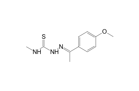 1-(p-methoxy-alpha-methylbenzylidene)-4-methyl-3-thiosemicarbazide