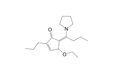 (5Z)-4-ethoxy-2-propyl-5-(1-pyrrolidin-1-ylbutylidene)cyclopent-2-en-1-one