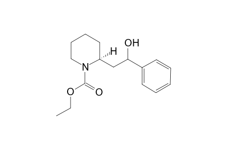 N-(Ethoxycarbonyl)-2-(.beta.-hydroxy-.beta.-phenylethyl)piperidine