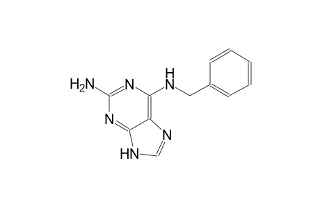 9H-purine-2,6-diamine, N~6~-(phenylmethyl)-