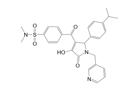 benzenesulfonamide, 4-[[2,5-dihydro-4-hydroxy-2-[4-(1-methylethyl)phenyl]-5-oxo-1-(3-pyridinylmethyl)-1H-pyrrol-3-yl]carbonyl]-N,N-dimethyl-