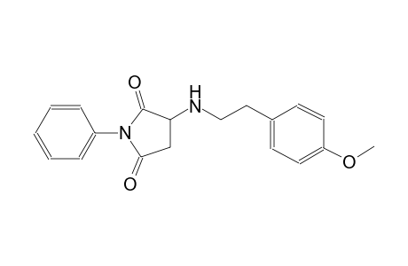 3-{[2-(4-methoxyphenyl)ethyl]amino}-1-phenyl-2,5-pyrrolidinedione