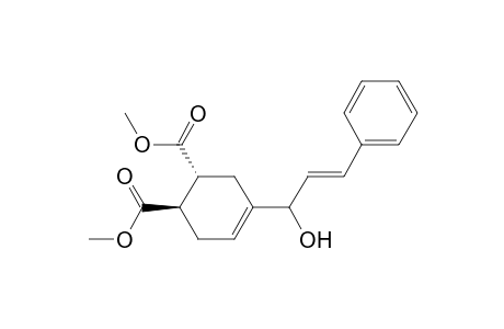 trans-1,2-di(methoxycarbonyl)-4(E)-(1-hydroxy-3-phenyl-2-propenyl)-4-cyclohexene