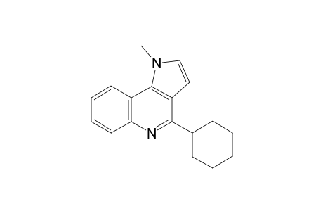 4-Cyclohexyl-1-methyl-1H-pyrrolo[3,2-c]quinoline