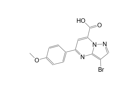 pyrazolo[1,5-a]pyrimidine-7-carboxylic acid, 3-bromo-5-(4-methoxyphenyl)-