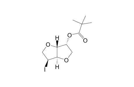 (1R,4S,5R,8R)-(+)-2,6-dioxa-4-iodo-8-O-pivaloylbicyclo[3.3.0]octane