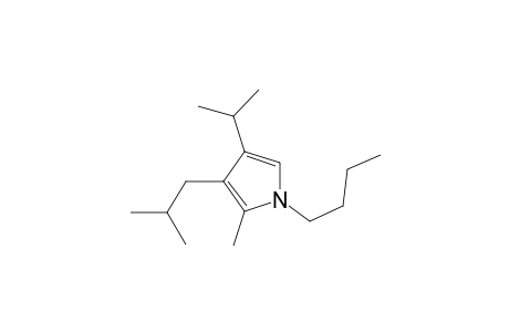 1-Butyl-2-methyl-3-(2-methylpropyl)-4-propan-2-yl-pyrrole