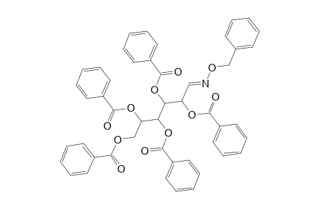D-Glucose, O-(phenylmethyl)oxime, 2,3,4,5,6-pentabenzoate