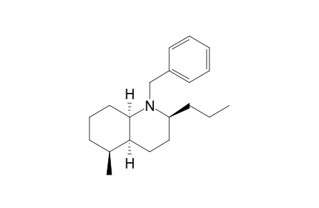 (2S,4aS,5S,8aR)-1-Benzyl-5-methyl-2-propyldecahydroquinoline