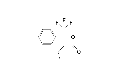 u-3-Ethyl-4-phenyl-4-(trifluoromethyl)oxetan-2-one