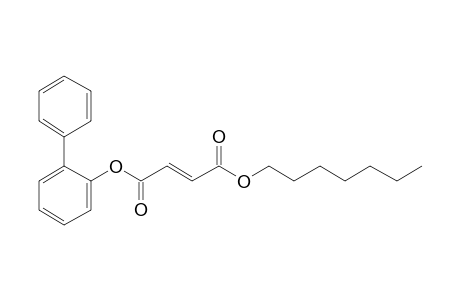 Fumaric acid, heptyl 2-phenylphenyl ester