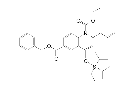 2-Allyl-4-triisopropylsilyloxy-2H-quinoline-1,6-dicarboxylic acid O6-benzyl ester O1-ethyl ester