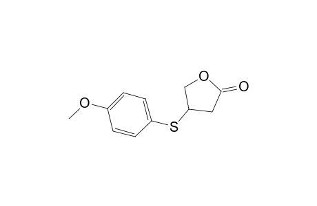 4-[(4-methoxyphenyl)thio]tetrahydrofuran-2-one