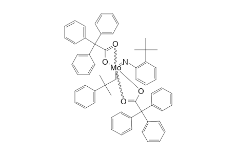 MO-(N-2-TERT.-BUTYL-C6H4)-(CHCME2PH)(O2CPH3)(2)