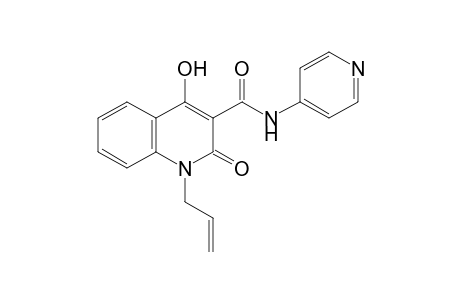 1-Allyl-4-hydroxy-2-oxo-N-(4-pyridinyl)-1,2-dihydro-3-quinolinecarboxamide