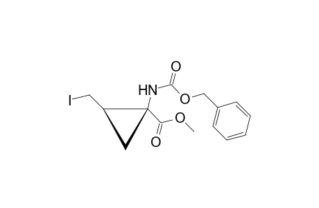 Methyl (1S,2R)-(-)-1-N-Benzyloxycarbonylamino-2-iodomethylcyclopropanecarboxylate