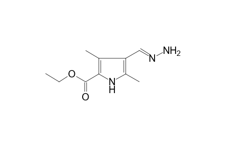 Pyrrole-2-carboxylic acid, 4-hydrazonomethyl-3,5-dimethyl-, ethyl ester