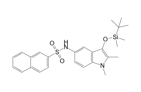 N-[3-(tert-Butyldimethylsilyloxy)-1,2-dimethyl-1H-indol-5-yl]naphthalene-2-sulfonamide
