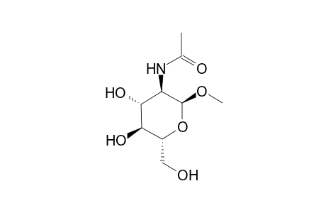 Methyl N-acetyl-alpha-D-glucosaminide